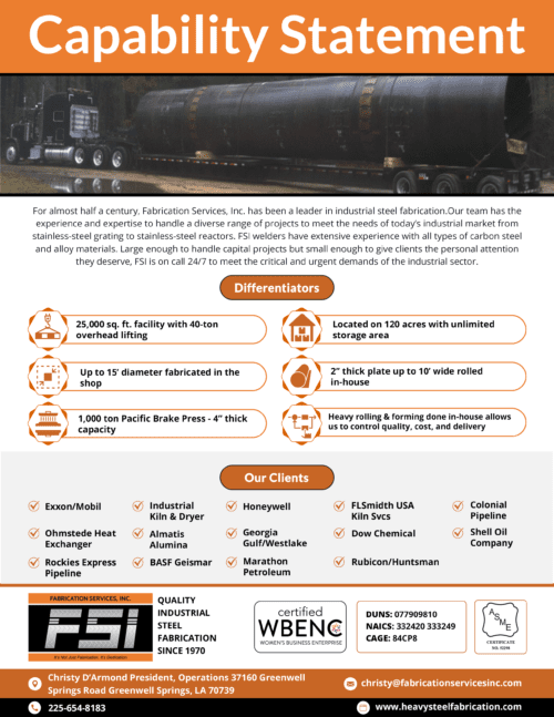 Capability statement